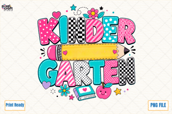 Download Cute Kindergarten Pencil Doodle PNG - Doodle Collection