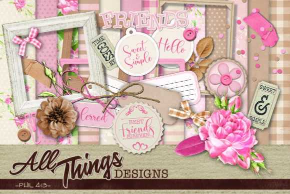Download Sweet &amp; Simple Digital Scrapbook Kit - Simple Collection