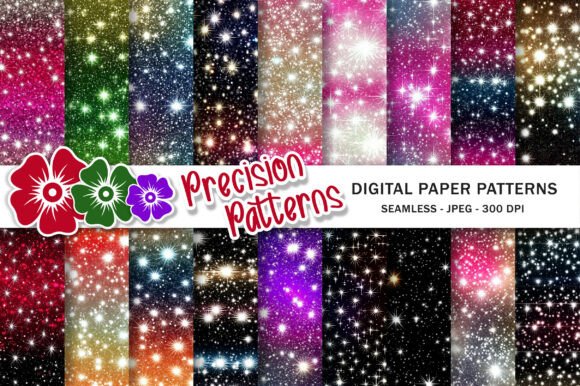 Download Seamless Sparkle Night Background Paper - Background paper Collection