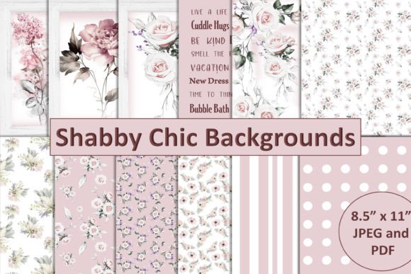 Download Shabby Chic Background Paper JPEG &amp; PDF - Background paper Collection