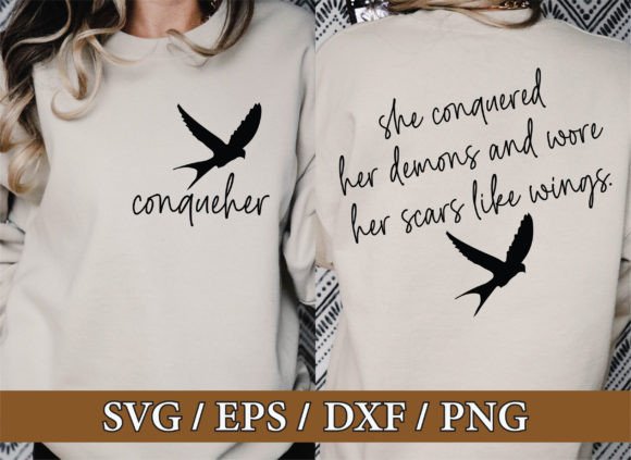 Download Women Empowerment Svg, She Conquered Her - Premium Bundle